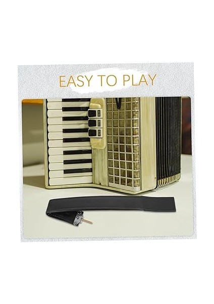 Akordeon Bas Şerit Akordeon Bas Parçası Akordeon Yedek Parça Akordeon Kordon Ayarlanabilir Akordeon Kemerler Dayanıklı Akordeon Kayış Enstrüman Kemeri Akordeon Bas Kemer fırsatları