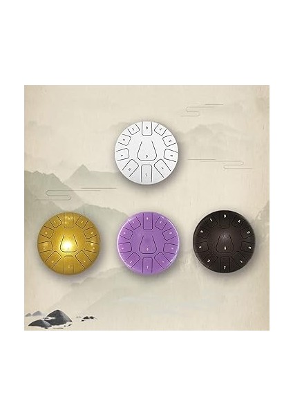 8 Inç Çelik 11 Nota Davullu Handpan Davul Çekiç Parmak Alır Yoga Için Perküsyon fırsatları