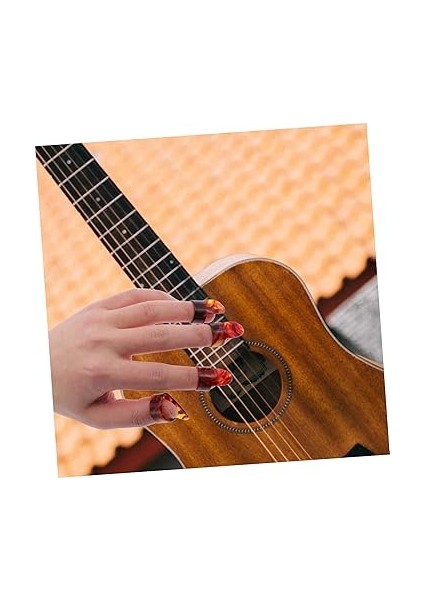 1 Takım Gitar Parmak Karyolası Bas Seçimi Kalimba Tırnak Seçtikleri Gitarlar Bas Gitar Çok Amaçlı Parmak Seçimi Ukulele Parmak Seçtikleri Baş Parmak Toplamak Kazma Aksesuarlar indirimleri
