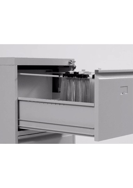 Çekmeceli Metal Kartoteks Askılı Dosya Dolabı Gri Renk modelleri