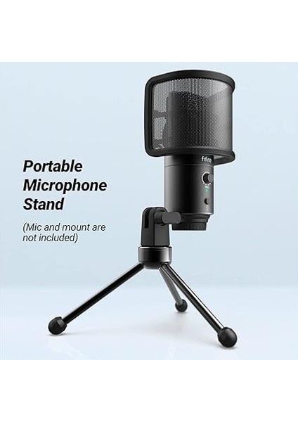 Kaymaz Kauçuk Ayaklı Masaüstü Mikrofonu Için Tripod Standı, Sağlam Metal Yapı, Oyun, Podcasting, Toplantılar, Sohbet Için Katlanabilir Masa Mikrofonu Standı fiyatları