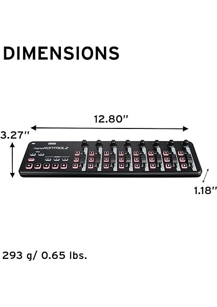 Nano Kontrol 2 USB Controller Siyah modelleri