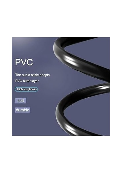 6.5mm Jack Kablosu Pvc 6.35 Jack Erkek Aux Kablosu Gitar Mikser Amplifikatör Bas 6.35MM, 0.5 Metre fırsatları