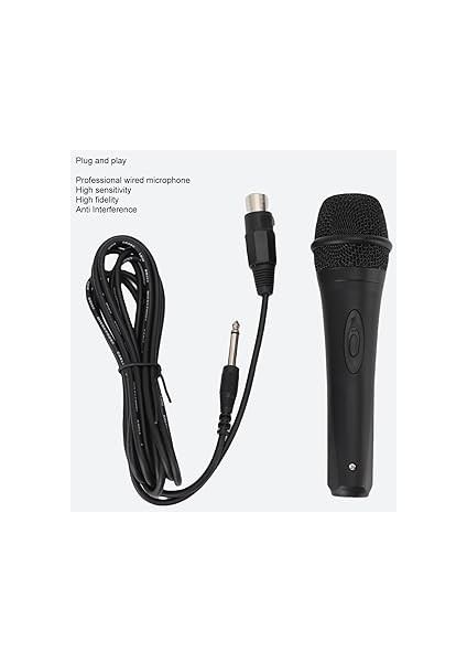 Dinamik Kablolu Mikrofon Şarkı Söylemek Için El Taşınır Ev, Dinamik Bobin Kardiyoid Ktv Mikrofon Çok Amaçlı modelleri