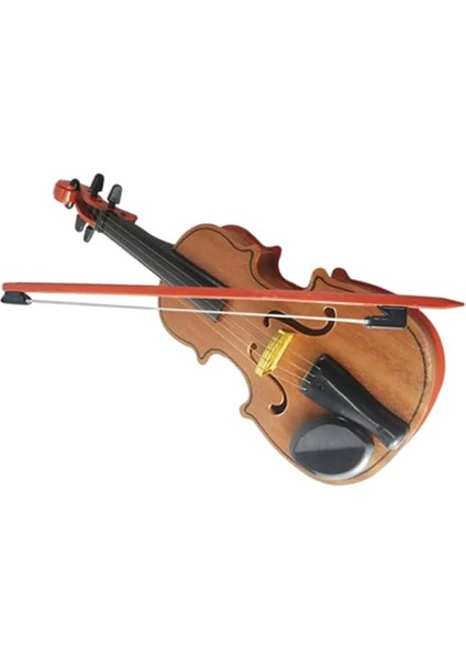 1 Takım Yürümeye Başlayan Çocuk Keman Oyuncak Erken Müzik Eğitimi Için Çocuklar Için Hassas Keman Modeli Küçük Enstrüman Süsleme Çocuklar Için Gerçekçi Keman Oyuncak Yeni Yürümeye