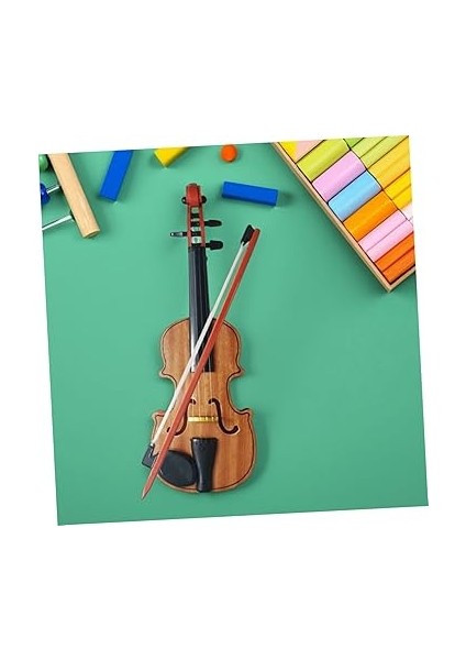 1 Takım Yürümeye Başlayan Çocuk Keman Oyuncak Erken Müzik Eğitimi Için Çocuklar Için Hassas Keman Modeli Küçük Enstrüman Süsleme Çocuklar Için Gerçekçi Keman Oyuncak Yeni Yürümeye fırsatları