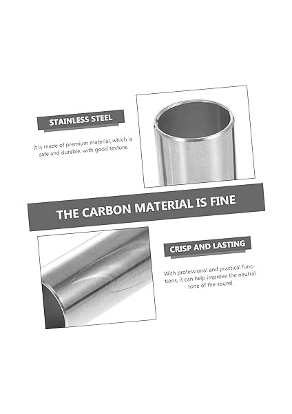 2 Paket Gitar Kaydırıcıları Sağlam Paslanmaz Çelik Cam Kaydırıcılar 6cm Gitarlar Telli Çalgılar Için indirimleri