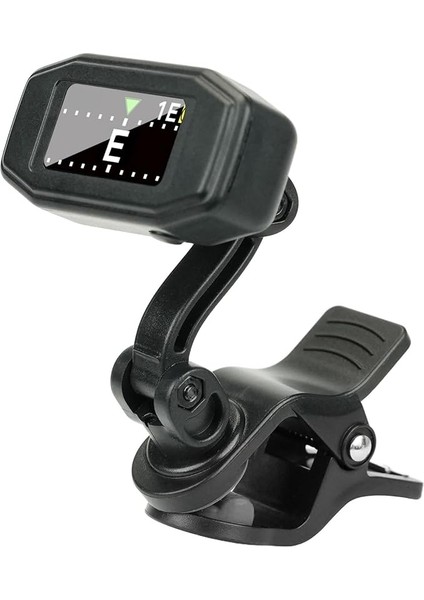 Clip-On Gitar Akort Cihazı, Şarj Edilebilir, Tft Ekranlı, Güçlü Işıkta Iyi Okunabilir, Kromatik Akort Cihazı, Gitar, Ukulele, Keman Bas, Tüm Enstrümanlar Için