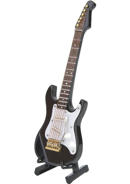 4 Renkli Hassas Mini Ahşap Elektro Gitar Model Koleksiyonu (Siyah) fırsatları