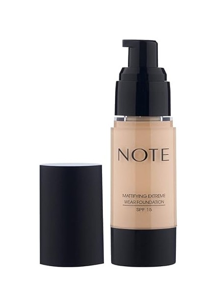 Mattifying Extreme Wear 01 Beige Mat Bitişli Spf 15 Kapatıcı Fondöten modelleri