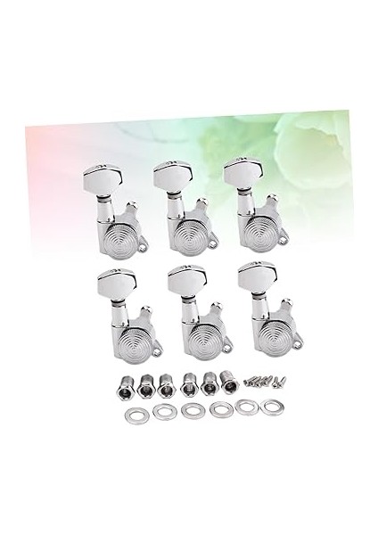 Akustik Elektrik Gitar Akort Burguları - 6 Parça Kilitli Makine - Kaliteli Akort Burguları - Kullanımı Kolay - Aşınmış Burgu Burgularını Değiştirir modelleri