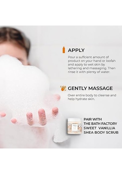 Bath Factory, Tatlı Vanilia Duş Jeli, 400 ml indirimleri