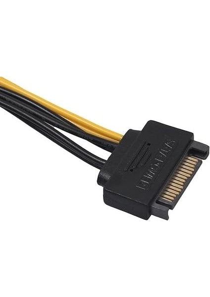 To 6+2 Pin 8 Pin Ekran Kartı Power Çevirici Kablo Bakır 20CM indirimleri