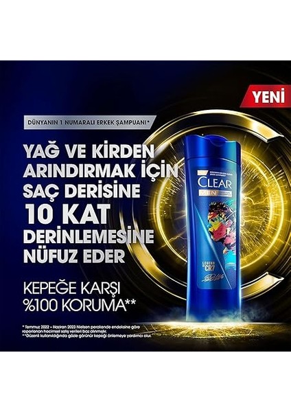Men Kepeğe Karşı Etkili Şampuan Legend By Cr7 Cristiano Ronaldo 350 ml indirimleri
