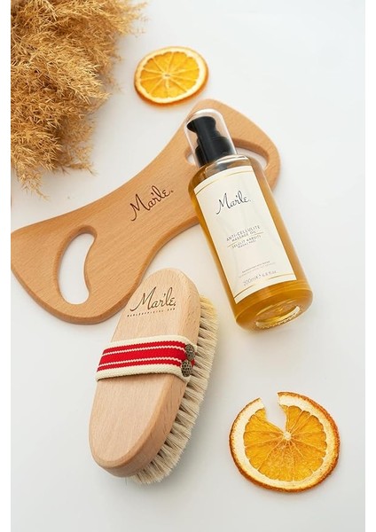 Doğal At Kılı Fırçası + Selülit Karşıtı Masaj Yağı 200 ml + Selülit Giderici Ahşap Masaj Aleti fiyatları