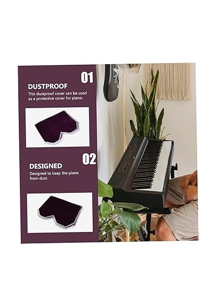 88 Dijital Piyano Kılıfı Deri Kumaş Dijital Piyano Koruyucu Kılıf Kolay Piyano Aksesuarı Zengin Doku modelleri