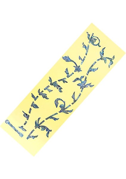 Electric Guitar Fretboard Marker Inlay Tree Of Life Sticker Decal(Colorful Shells)