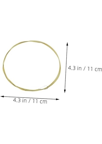 2 Set 5 Banjo Yedek Paslanmaz Çelik Bronz Sarımlı Gelişmiş Ton Netliği ve Sıcaklığı Iç Dış Performansları Için (Set Başına 5 Adet) fiyatları