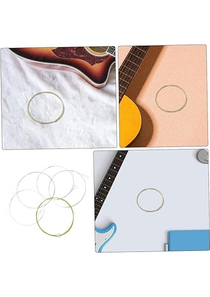 2 Set 5 Banjo Yedek Paslanmaz Çelik Bronz Sarımlı Gelişmiş Ton Netliği ve Sıcaklığı Iç Dış Performansları Için (Set Başına 5 Adet) modelleri