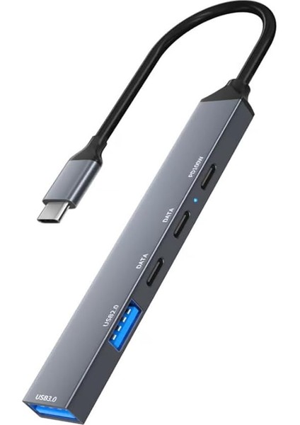 Wlue Pd 100W 5in1 Type-C To USB Çoklayıcı Çevirici Hub 5 Port / 2xusb / 3xtype-C indirimleri
