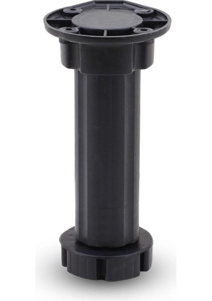 Mobilya Dolap Tv Ünitesi Tezgah Ayağı Ayarlanabilir 12 cm Siyah Denge Destek Ayak 10 Adet