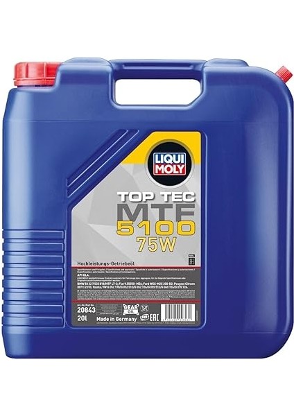 Moly Top Tec Mtf 5100 75W 1 Litre Otomotiv Bakım Ürünü fiyatları