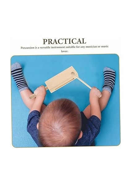 2 Takım Perküsyon Müzik Aletleri Çok Müzikal Müzik Ritim Oyuncaklar Engellemek Vurmalı Tahta Blok Tokmaklar Kütük Ritim Vurmalı Çalgı Siren Parke Eğitici Müzikli Oyuncak Odun modelleri