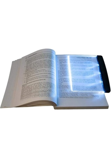 Kitap Arası Okuma Çalışma Işığı LED Panel Kitap Okuma Lambası Aparatı