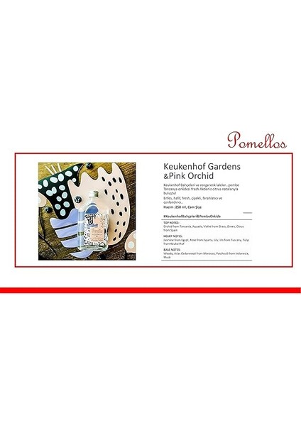Kolonya Keukenhof Bahceleri & Pembe Orkıde 250ML fırsatları
