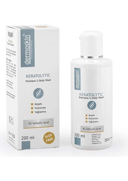 Keratolytic Shampoo & Body Wash 1 Paket (1 x 200 Ml)