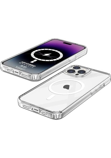 Labs iPhone 14 Serisi ile Uyumlu Magsafe Destekli Air Hybrid Şeffaf Kılıf, Darbe Emici Tpu + Pc Şeffaf Kılıf (Iphone 14 Pro Max) modelleri