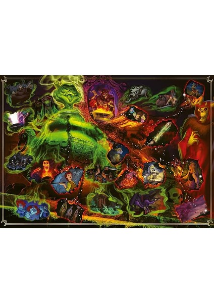 168903 1000 Parçalı Puzzle Disney Villains: Horned King, Renkli