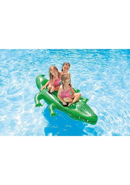 Giant Gator Ride-On - Aufblasbarer Reittier - 203 x 114 cm modelleri