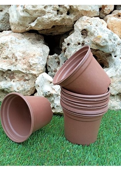 Vakum Saksı 15 Adet 12X9 cm 0,70 Lt Plastik Saksı Ucuz Saksı Fide Üretim Saksısı Fide Saksısı modelleri