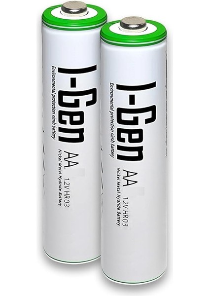 B154 2 Adet Aa 1100 Mah Şarjlı Kalem Pil 1.2V Ni-Mh Solar Aydınlatma Uyumlu indirimleri