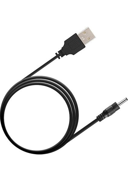 Shop Yedek 5V Güç USB Kablosu - Hızlı Şarj, 3.5X1.35MM Namlu Jaklı Tip A USB - Foreo Luna, Luna 2, Luna 3, Luxe Facial, Irıs Göz Masaj Cihazı, Mini Fan ve Hoparlörler ile Uyumlu