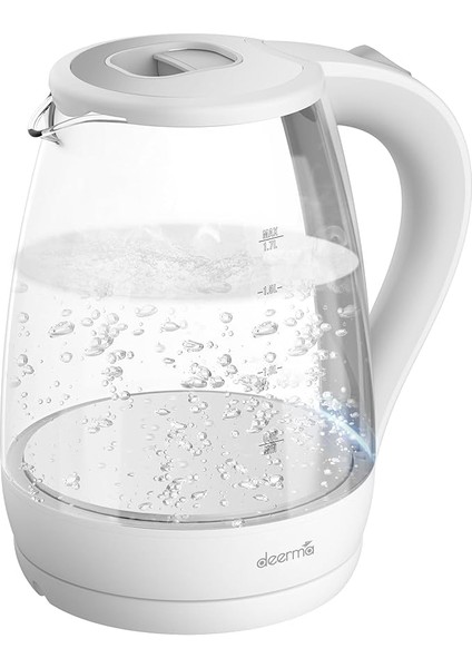 SH30W 1,7lt Mavi Işıklı Cam Kettle & Su Isıtıcı