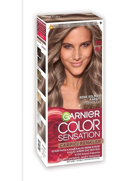 Çarpıcı Renkler 7.11 Küllü Kumral Saç Boyası