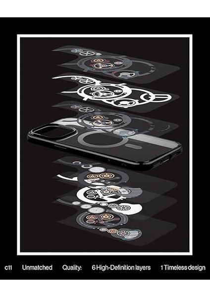 iPhone 16 Pro Ince Magsafe Kılıf Ultra Hybrid T Force Kamera Butonu Sararma Karşıtı Duraclear™ Hava Kanalı Teknolojisi™ Askeri Sınıf Koruma Magfit C11 Chronos Tasarım Kapak - ACS09193 fırsatları