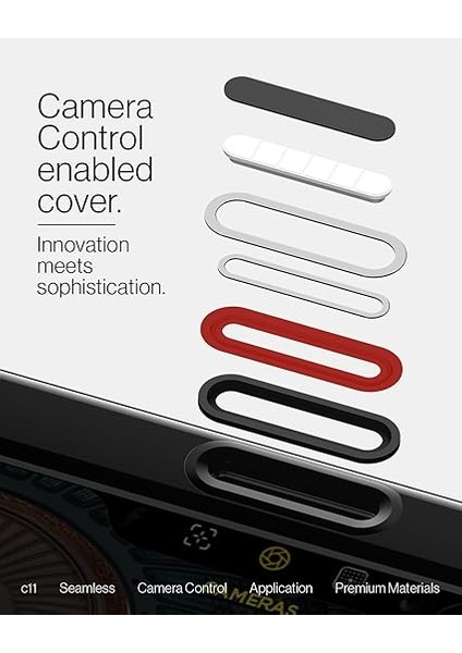 iPhone 16 Pro Ince Magsafe Kılıf Ultra Hybrid T Force Kamera Butonu Sararma Karşıtı Duraclear™ Hava Kanalı Teknolojisi™ Askeri Sınıf Koruma Magfit C11 Chronos Tasarım Kapak - ACS09193 indirimleri