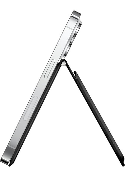 Walletmag 2.0 iPhone Için Magsafe Özellikli 4 Kartlı Katlanabilir Stantlı Manyetik Deri Cüzdan (Siyah) fırsatları