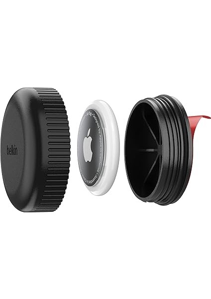 Su Geçirmez Airtag Güvenli Tutucu - Yapışkan Şeritli, Sağlam, Çizilmez Kılıf ve Koruma - Kaykay, Treyler, Drone, Bisiklet Için Anahtarlık - Siyah (2'li Paket) fiyatları