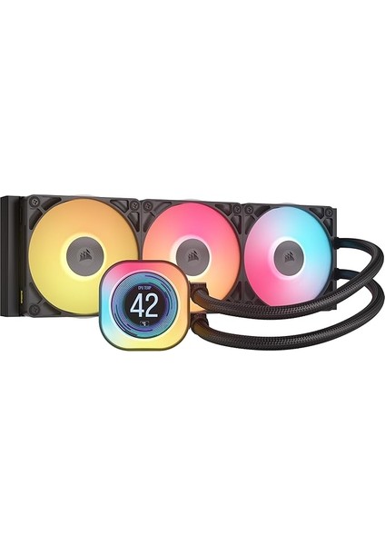 Icue Lınk Tıtan 360 Rx LCD Aıo, 360MM Radiator, Liquid Cpu Cooler (CW-9061023-WW)