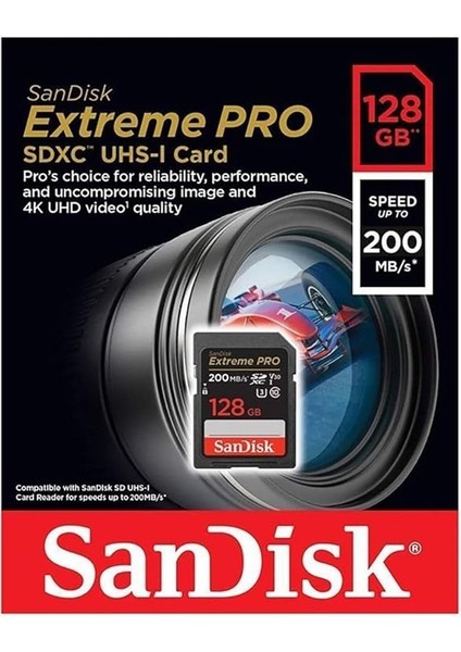 Extreme Pro 128GB 200MB/S Sdxc Hafıza Kart TYBXK3EORLB4HKIJ62 modelleri
