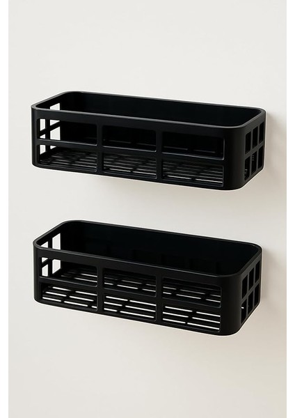 Duş Rafı – Paslanmaz Banyo Şampuanlık Organizer | Delmeden Montaj | Geniş Kapasiteli Duş Organizeri | Siyah Metal Raf – Banyo Mutfak Uyumlu indirimleri