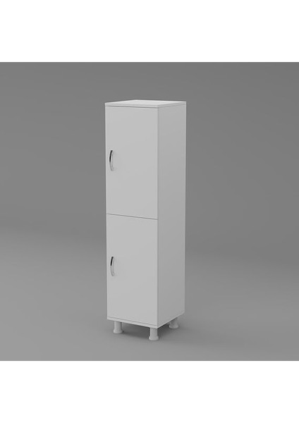 Mobilya Çok Amaçlı Kapaklı Raflı Mutfak Balkon Kiler Banyo Erzak Dolabı indirimleri