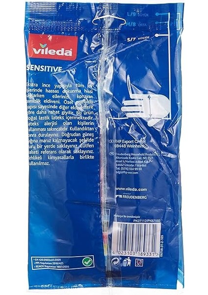 Candy Pink Sensitive Eldiven, %100 Doğal Lateks, S modelleri