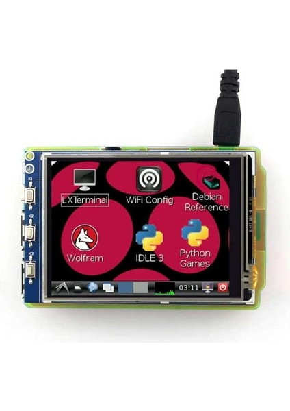 3.2 Inch Raspberry Pi Dokunmatik LCD Ekran (Birincil Ekran)