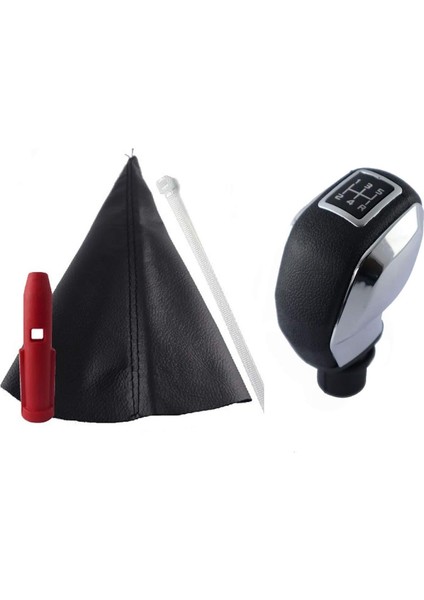 Peugeot 301 Spor Vites Topuz ve Körük Seti Özel Tasarım Nikelaj Kapak Detaylı