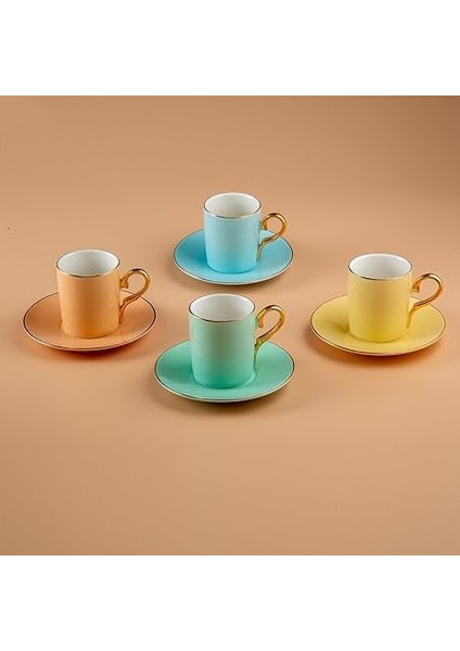 Soft Mix 4 Kişilik Kahve Fincan Takımı modelleri